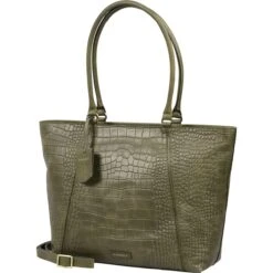 Burkely Cool Colbie Wide Tote 15,6" Green -Mode Tassen image 8477