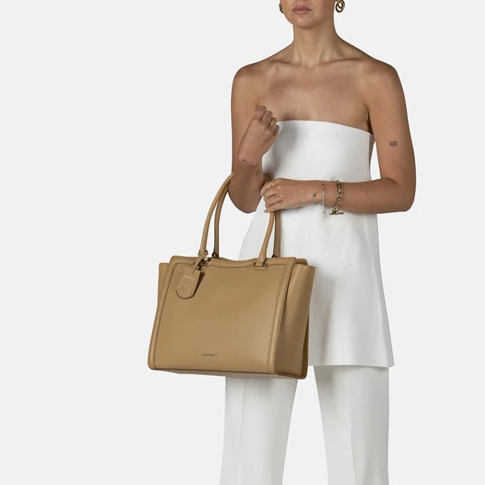 Burkely Beloved Bailey Workbag 14" Coy Cognac 4 Burkely Beloved Bailey Workbag 14" Coy Cognac - Afbeelding 2