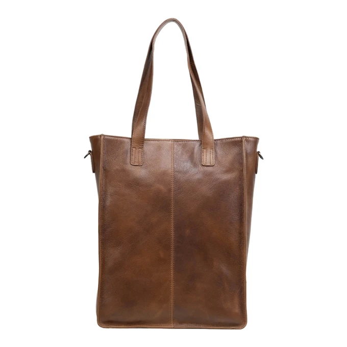 DSTRCT Raider Road Shopper Laptoptas 15,6" Leer Cognac 6 DSTRCT Raider Road Shopper Laptoptas 15,6" Leer Cognac - Afbeelding 4