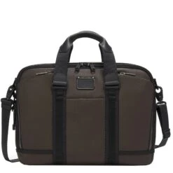 Tumi Alpha Bravo Albany Advanced Brief Dark Brown