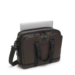 Tumi Alpha Bravo Albany Advanced Brief Dark Brown -Mode Tassen image 8918