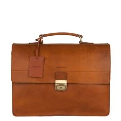 Burkely Vintage Dean Briefcase Cognac