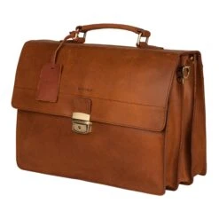 Burkely Vintage Dean Briefcase Cognac -Mode Tassen image 8925