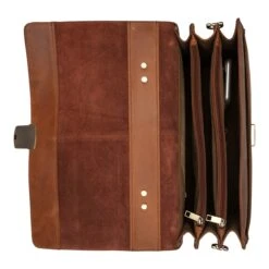 Burkely Vintage Dean Briefcase Cognac -Mode Tassen image 8927