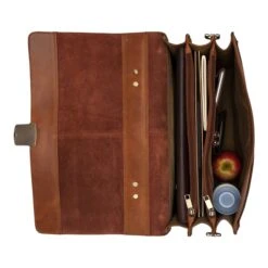 Burkely Vintage Dean Briefcase Cognac -Mode Tassen image 8928