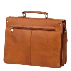 Burkely Vintage Dean Briefcase Cognac -Mode Tassen image 8932