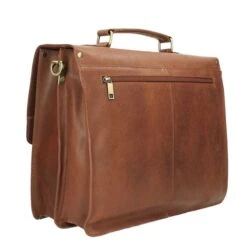 Burkely Scott Vintage Briefcase 2 Compartment Cognac -Mode Tassen image 9017
