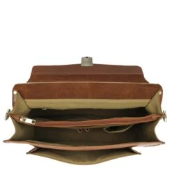 Burkely Scott Vintage Briefcase 2 Compartment Cognac -Mode Tassen image 9018