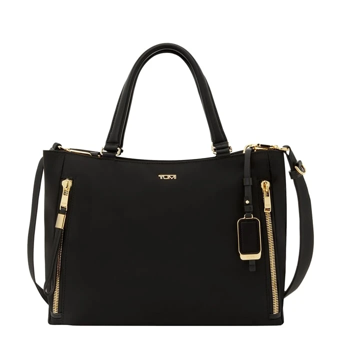 Tumi Voyageur Valetta Medium Tote Black/gold 3 Tumi Voyageur Valetta Medium Tote Black/gold