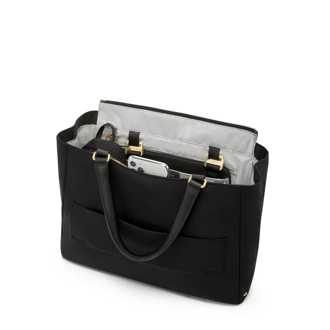 Tumi Voyageur Valetta Medium Tote Black/gold 7 Tumi Voyageur Valetta Medium Tote Black/gold - Afbeelding 5