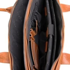 Plevier Amber Damestas 2 Vaks 15.6'' Cognac -Mode Tassen image 9041