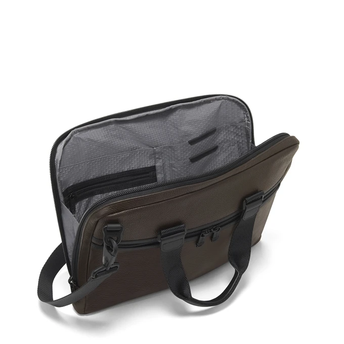 Tumi Alpha Bravo Aviano Academy Brief Dark Brown 6 Tumi Alpha Bravo Aviano Academy Brief Dark Brown - Afbeelding 4