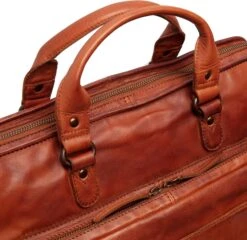 The Chesterfield Brand Richmond Laptoptas Cognac -Mode Tassen image 9117