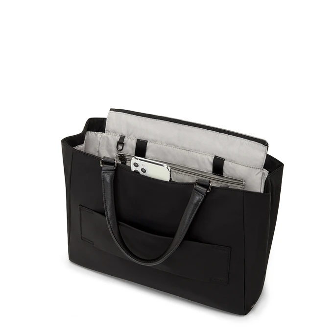 Tumi Voyageur Valetta Medium Tote Black/gunmetal 8 Tumi Voyageur Valetta Medium Tote Black/gunmetal - Afbeelding 6