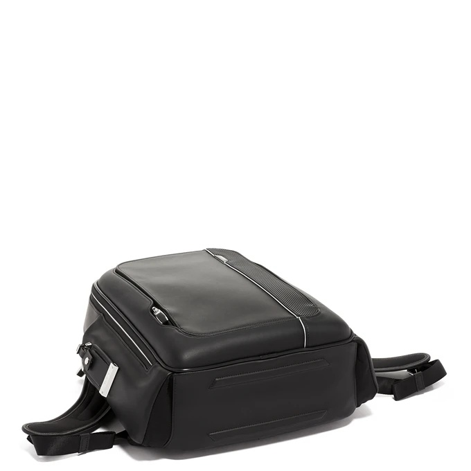 Tumi Arrivé Larson Backpack Black Leather 6 Tumi Arrivé Larson Backpack Black Leather - Afbeelding 4