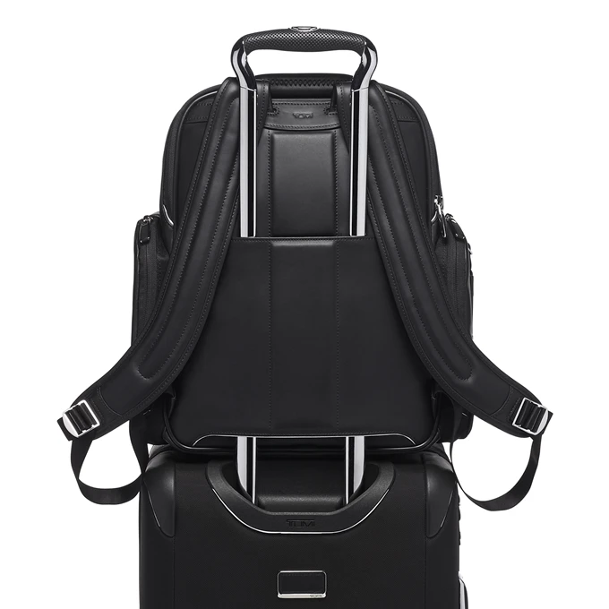 Tumi Arrivé Larson Backpack Black Leather 9 Tumi Arrivé Larson Backpack Black Leather - Afbeelding 7